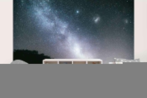 Vlies Fototapete - Prächtige Milchstraße 375 x 250 cm
